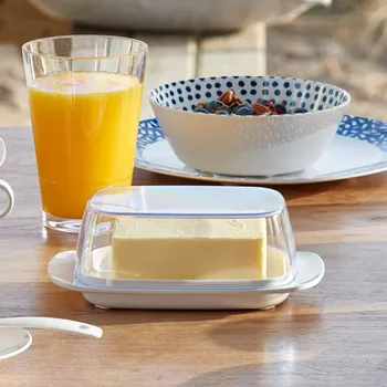 Máslenka MEPAL bílá - plastová máselnice