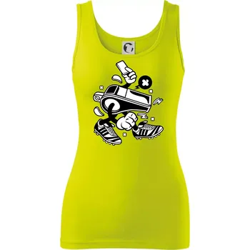 Dámské tričko Rozhodčí píšťalka - Dámské tílko - M ( Limetková )