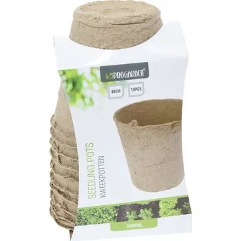 Obal na květináč Rašelinové biodegradabilní květináče pro sazenice 10 ks.
