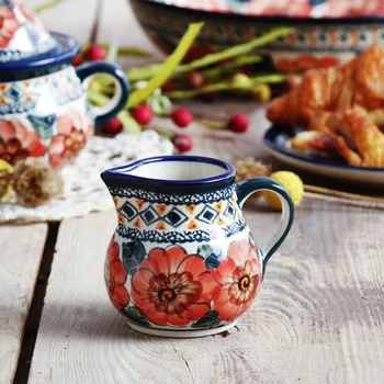 Konvička na mléko BOLESŁAWIEC GU-785 DEK. 124 ART. 170 ml - keramická konvička na mléko