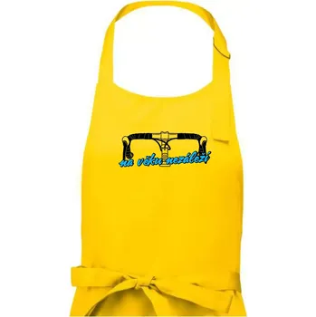 Kuchyňská zástěra Na věku nezáleží - Pánská zástěra na vaření - Univerzální velikost ( Žlutá )