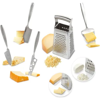 Kuchyňský nůž BOSKA Monaco+ 5 el. - nerezové nože na sýr s kráječem a struhadlem