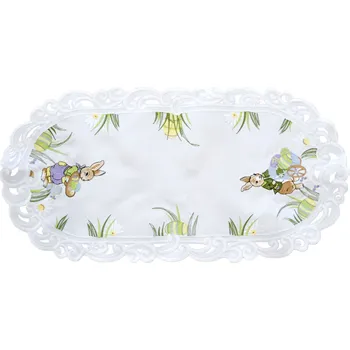 ubrus Velikonoční běhoun na stůl z polyesteru JEDEKA A159 35 x 70 cm