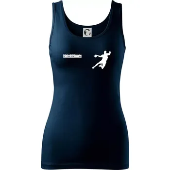 Dámské tričko Handball sport - Dámské tílko - XL ( Námořní modrá (velmi tmavá - téměř černá) )