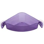 KOZIOL Box fialový - plastový rohový organizér do koupelny