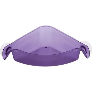 Úložný box KOZIOL Box fialový - plastový rohový organizér do koupelny