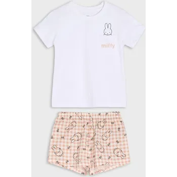 Dívčí oblečení Sinsay - Dvoudílná pyžamová souprava Miffy - bílá - 408EV-00X - 408EV-00X-110
