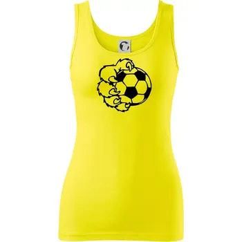 Dámské tričko Medvědí tlapa fotbal - Dámské tílko - M ( Citrónová )