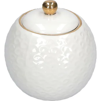 Cukřenka LA PORCELLANA BIANCA Momenti Oro 270 ml - porcelánová cukřenka