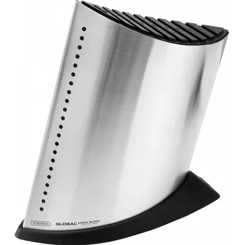 Stojan na nože Stojan na nože GLOBAL SOLID z nerezové oceli