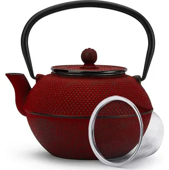 Konvice na čaj Litinová konvice s vařičem ROIBOS RED 1,2 l