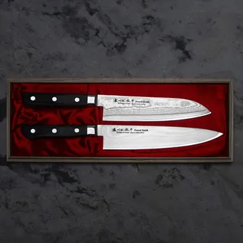 Kuchyňský nůž SATAKE Cutlery Mfg Daichi 2 ks - sada japonských nožů z nerezové oceli