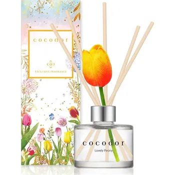 Aroma difuzér COCODOR FLOWER TULIP LOVELY PEONY tyčinky do difuzéru 120 ml