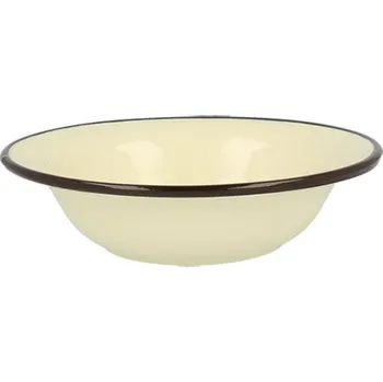 Smaltovaná kuchyňská mísa SILESIA RYBNIK JURA KREMOWA 0,55 l