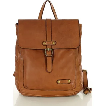 Dámský kožený batoh Mazzini M135 camel