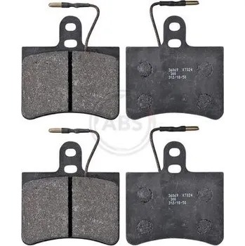 Brzdová destička Sada brzdových destiček, kotoučová brzda A.B.S. 36069