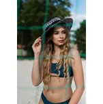 VFstyle Dámský slaměný klobouk Kiara černý