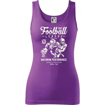 Dámské tričko Football League plakát - Dámské tílko - XS ( Fialová )