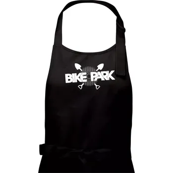 Kuchyňská zástěra Bike park kazeta - Dámská zástěra na vaření - Univerzální velikost ( Černá )