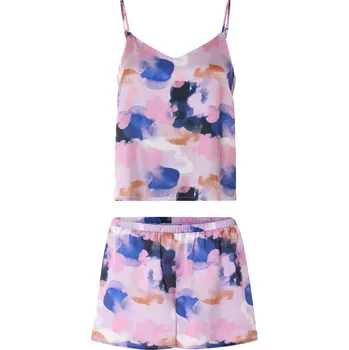 Dámské pyžamo esmara® Dámské saténové pyžamo (akvarel, S(36/38))