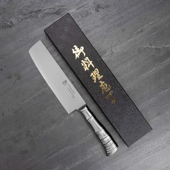 TAMAHAGANE Bamboo 18 cm - japonský nůž Nakiri z nerezové oceli