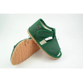 Chlapecké bačkory Dětské inovativní pantofle RAK 100014-4 - Zelená (Tmavě zelená) - vel. 30