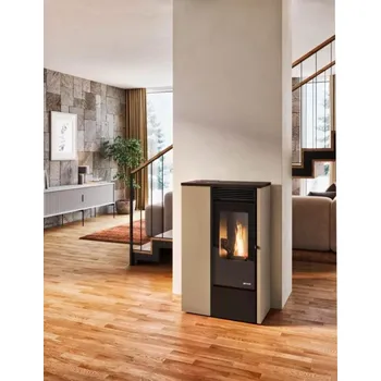 Krbová kamna Eva Calor Vanessa Canalizzata Slim Černá