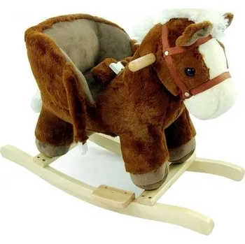 Houpací kůň Houpací Koník s melodií - hnědý