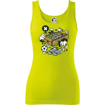 Fotbalový stolňák - Dámské tílko - L ( Limetková )