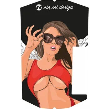 Blatník na kolo Nálepka RIESEL Roxy:Coat pro blatník RS Zeb, Girl Bella