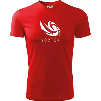 Pánské oblečení Vortex logo jednobarevné - Pánské triko Fantasy sportovní (dresovina) - M ( Červená )