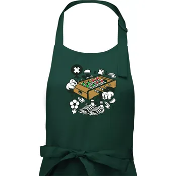 Kuchyňská zástěra Fotbalový stolňák - Pánská zástěra na vaření - Univerzální velikost ( Lahvově zelená )