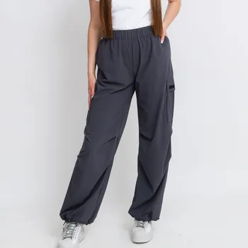 Dámské kalhoty Dámské šedé parachute kalhoty Velikost: L