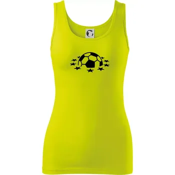 Liga mistrů míč - Dámské tílko - L ( Limetková )