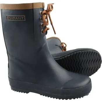 Capáčky EN FANT Dětské holínky - gumáky se šněrováním En Fant, modré Varianta: 20