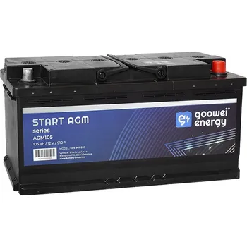 Autobaterie GOOWEI ENERGY 12V 105Ah 910A AGM105