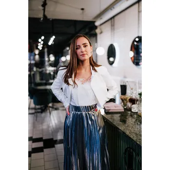 Dámský crop top Trendyol Ostrich Trendyol šedá 1958636