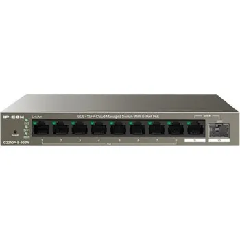 Switch IP-COM Switch G2210P-8-102W network switch Gigabit Ethernet (10/100/1000) Power over Ethernet (PoE) Grey