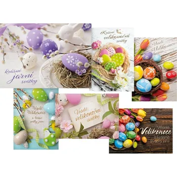 Velikonoční dekorace MFP pohlednice velikonoce 122 B UV 1300165