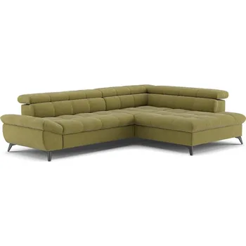 Sedací souprava Rozkládací rohová sedací souprava do L MARANO pravá olivová