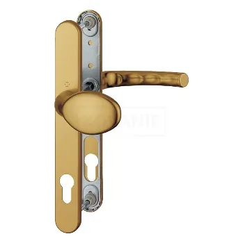 Příslušenství k oknu HOPPE TOKYO PZ/92 F4 Bronz - Ochranné kování ÚZKÉ bez překrytu, madlo/klika, 67-72 mm