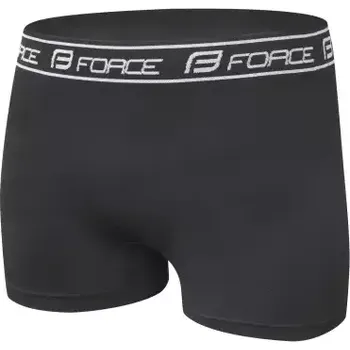 Cyklistické kalhoty Force Boxer funkční boxerky černá vel. S-M