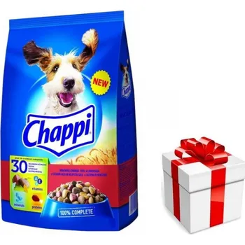 Krmivo pro psa Chappi 9kg - suché krmivo pro psy s hovězím masem, drůbeží a zeleninou + překvapení pro vašeho psa GRATIS