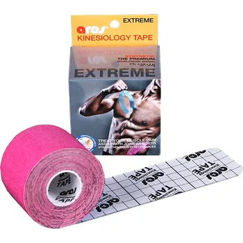 Tejpovací páska ARES EXTREME kinesiology tape 5cm x 5m Barva: Růžová
