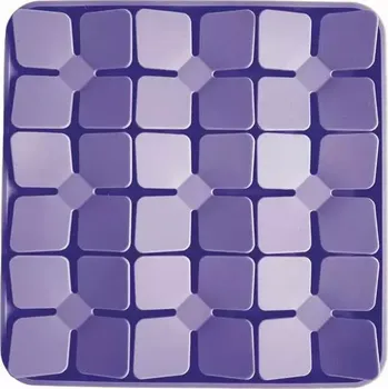 Miska pro psa Čtvercová čichací podložka pro psy a kočky 20c20cm - šeřík