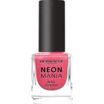 Lak na nehty Dermacol Neon Mania lak na nehty odstín 7 Coral Sunset 5 ml