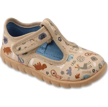 Chlapecké bačkory kotníkové bačkůrky Befado Flexi se zvířátky 627P011 velikost 22