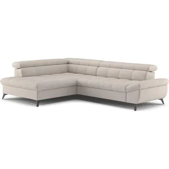 Sedací souprava Rozkládací rohová sedací souprava do L MARANO levá béžová