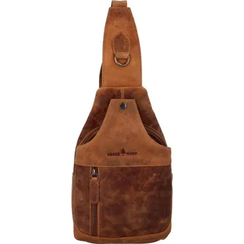 Kabelka Trendy kožený batůžek Cory, světle hnědá