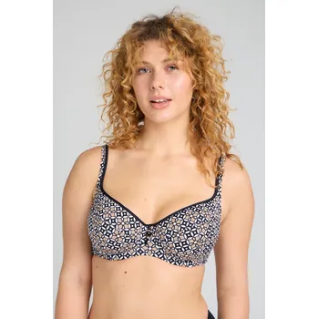 Dámské plavky Plavková podprsenka Triola 82260 - BLV04/černá / 75 / E f82260-04